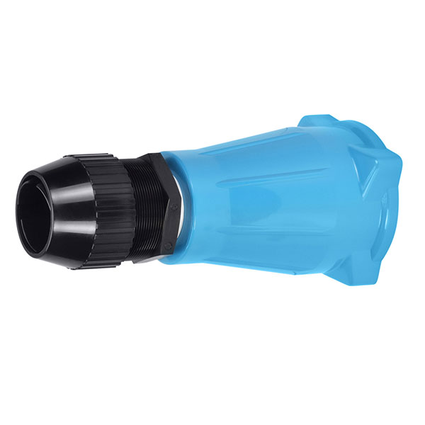 716P0GP2 - HANDLE w/CORD GRIP POLY BLUE SIZE 6 2